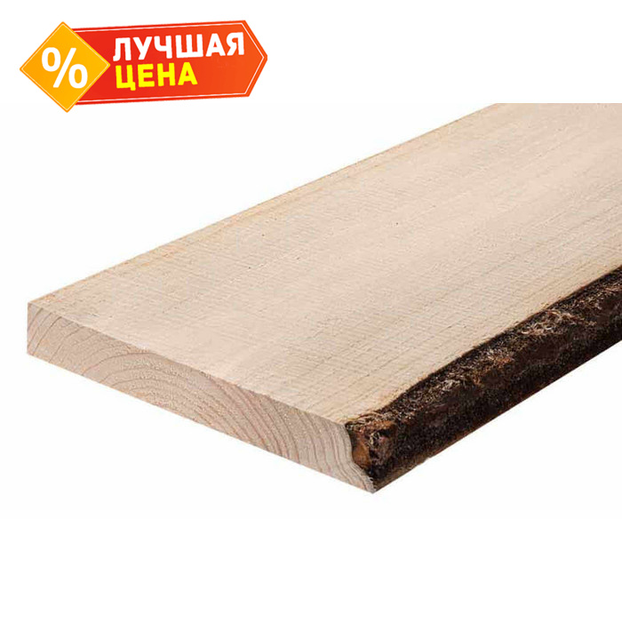 Доска обрезная естественной влажности 20х100х6000 сорт 3