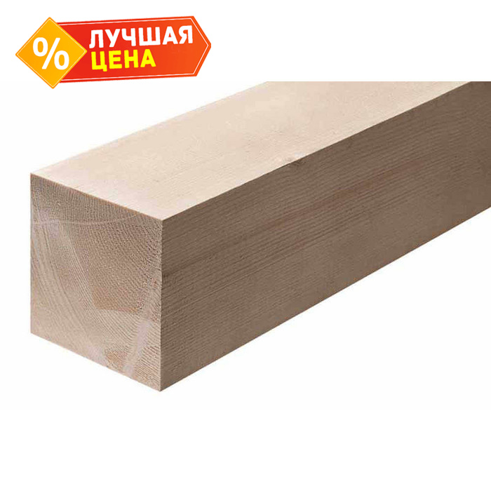 Брус сухой строганный 150х150х6000 сорт АВ