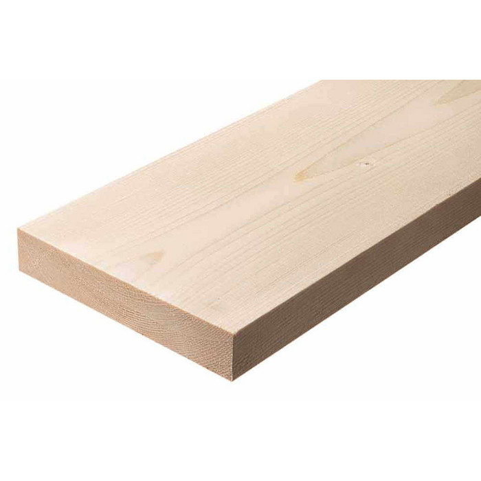 Доска сухая строганная 46х96х6000 сорт АВ